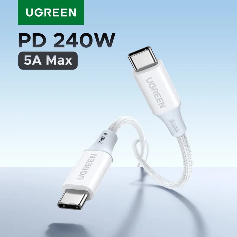 สายชาร์จเร็ว USB-C to USB-C กำลังไฟ 240W