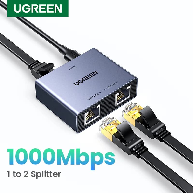 ตัวแบ่งสัญญาณ RJ45 Ethernet, อะแดปเตอร์ LAN 1 ต่อ 2
