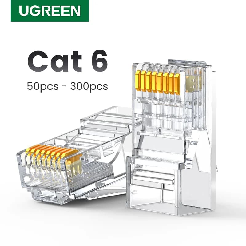 หัวเชื่อมต่อสายแลน RJ45 Cat6