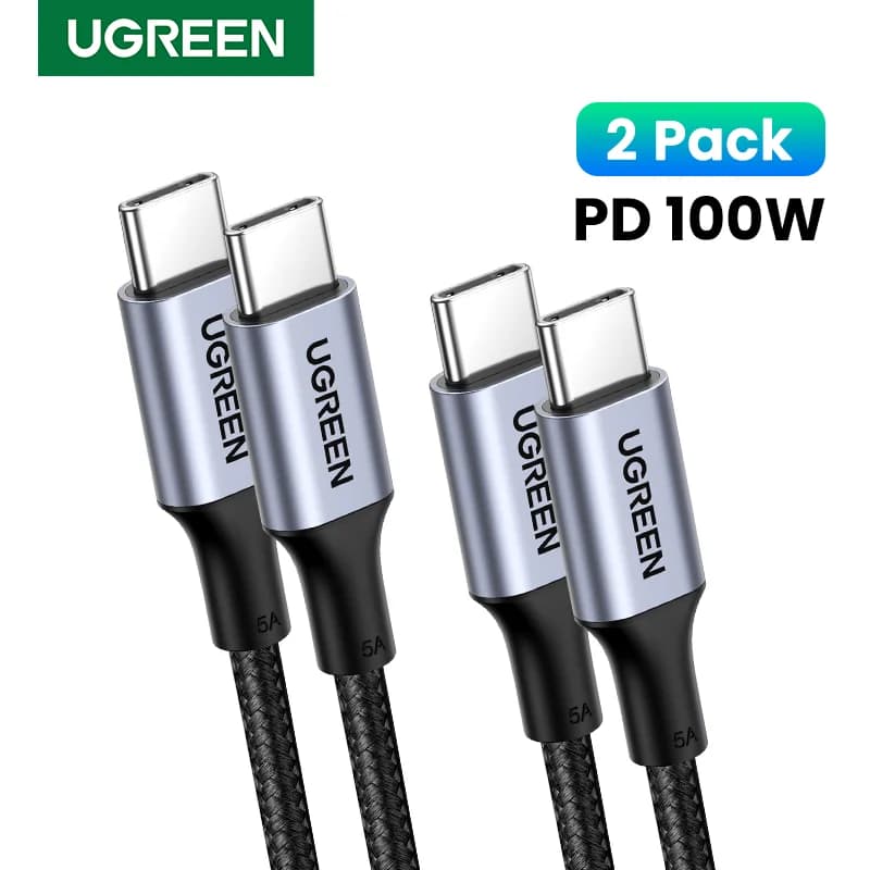 ชุดสาย USB-C to USB-C PD 100W จำนวน 2 เส้น
