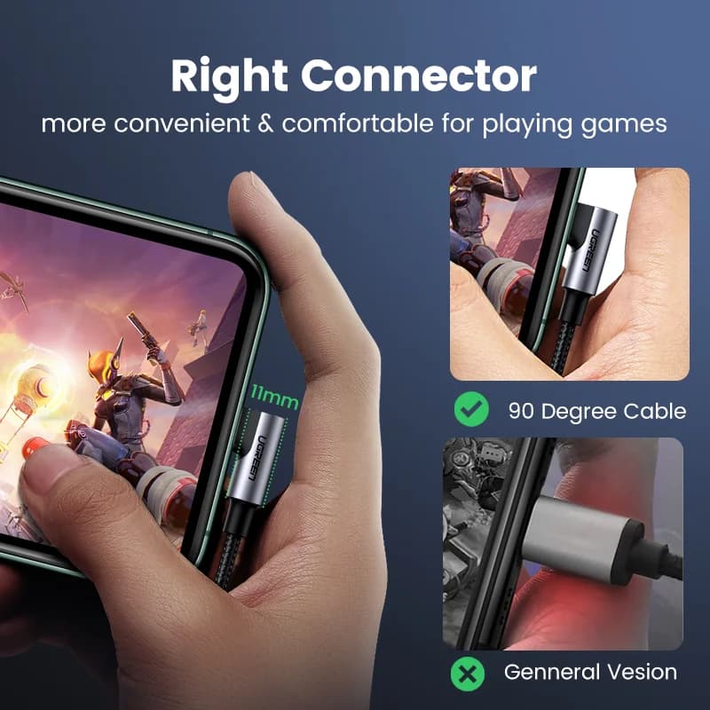 สาย USB-C to Lightning รับรองมาตรฐาน MFi, PD 20W