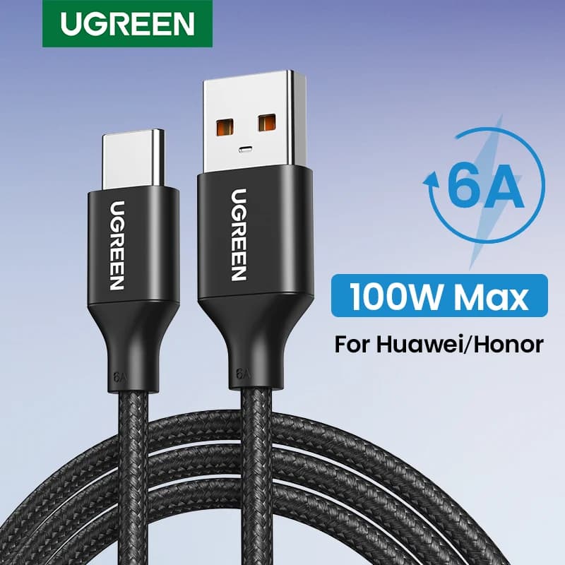 สายชาร์จเร็ว Super Charge USB-A to USB-C 100W