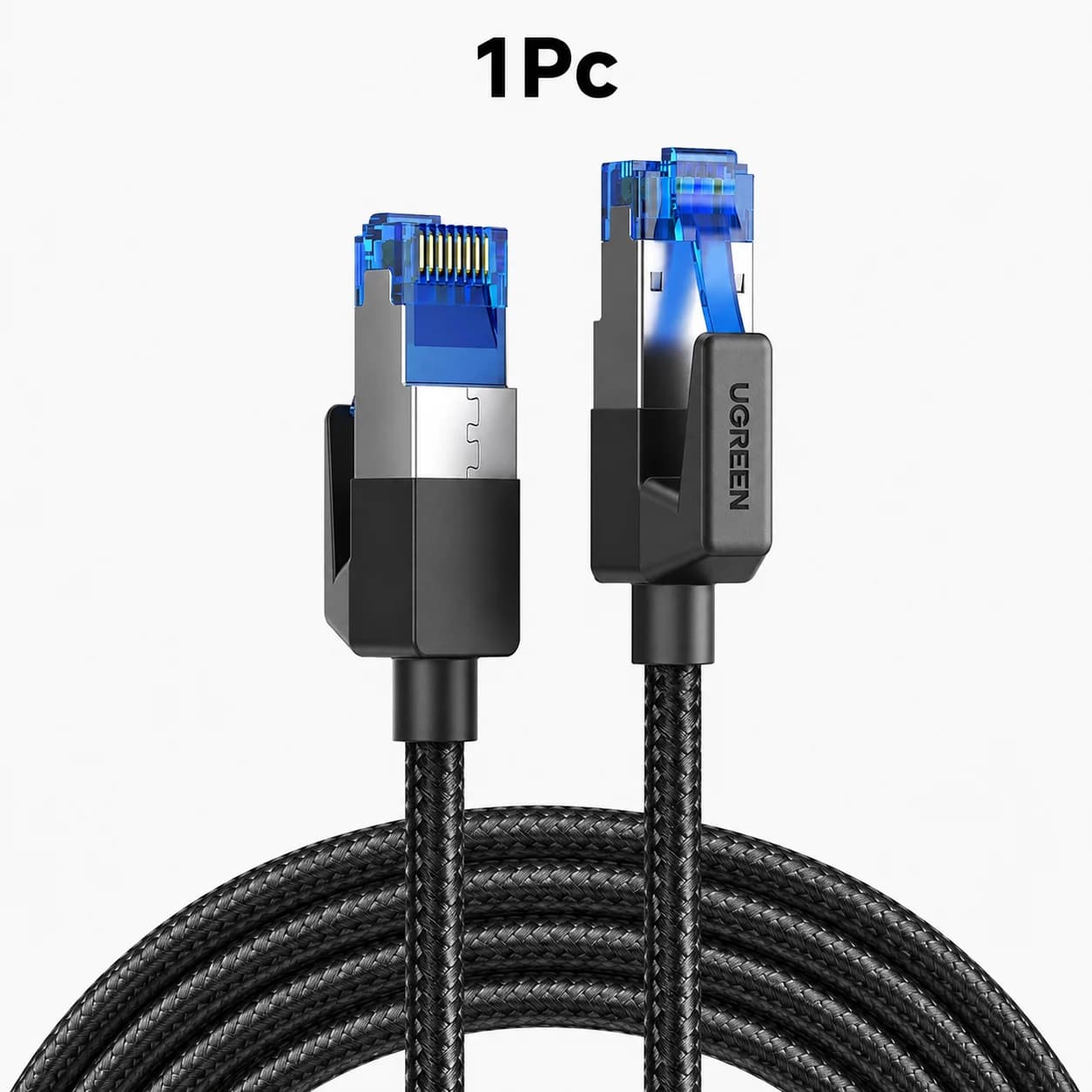 สายแลน Braided Ethernet LAN Cable Cat8 ความเร็ว 40Gbps