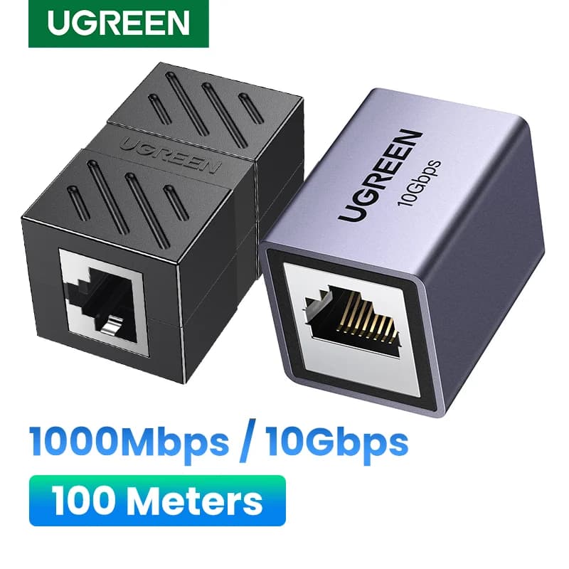 อะแดปเตอร์ต่อสาย LAN RJ45 ตัวเมีย-ตัวเมีย