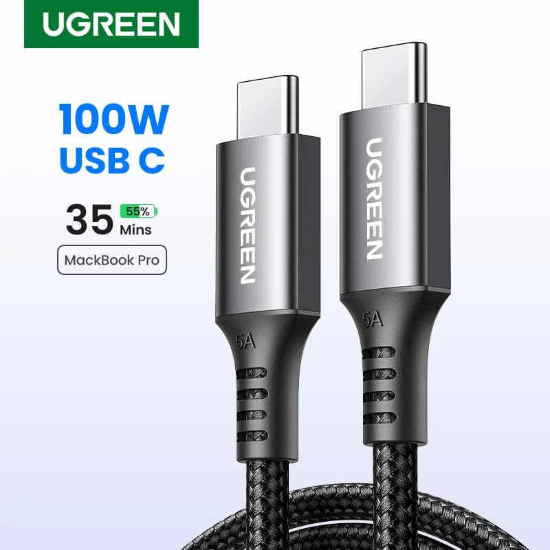 สายชาร์จเร็ว PD USB-C to USB-C 100W