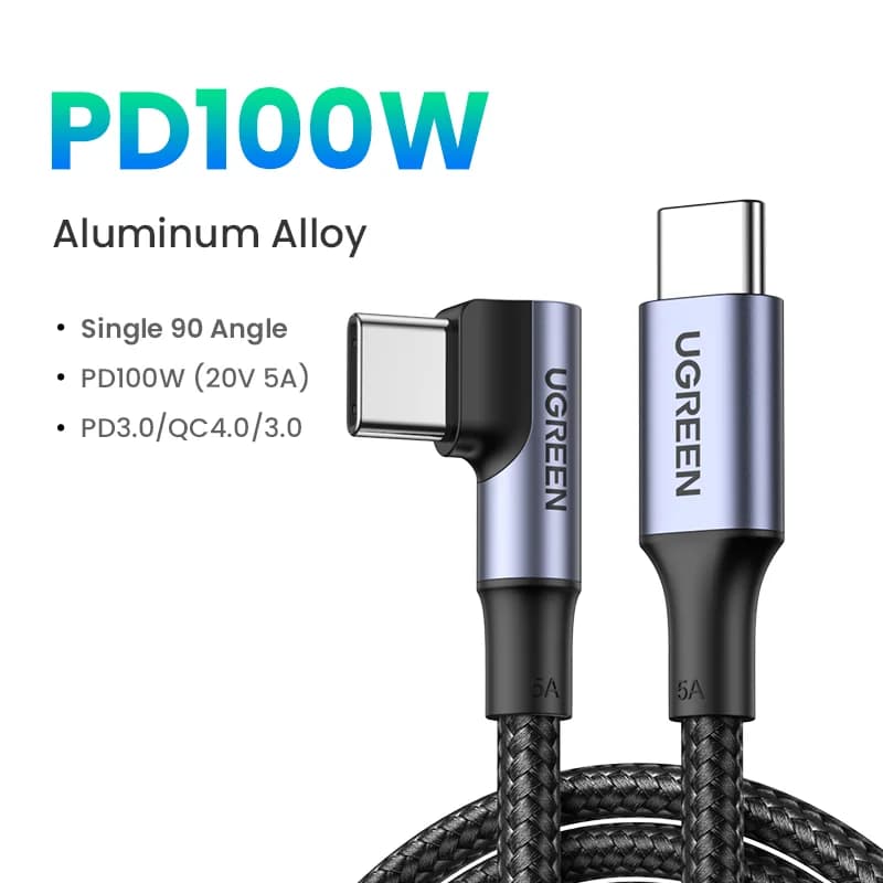 สาย USB-C to USB-C, 100W PD, 5A