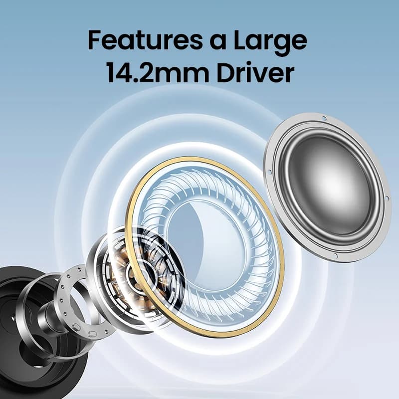 หูฟังมีสายแบบ Semi-Open พร้อมแจ็ค 3.5mm และไมค์