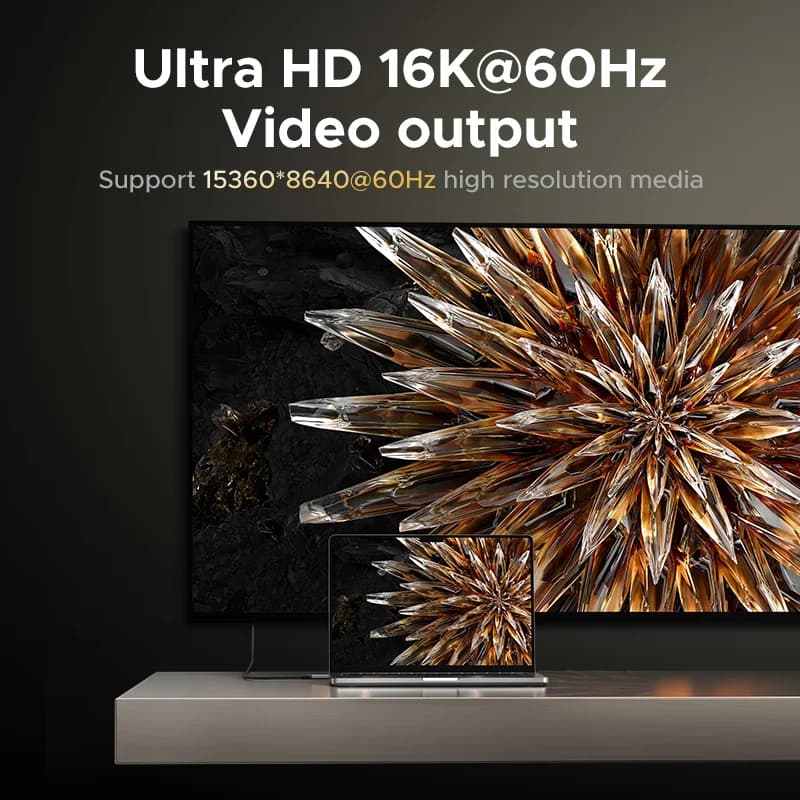 สาย USB4 USB-C, ชาร์จไว 240W PD, ส่งข้อมูล 80Gbps