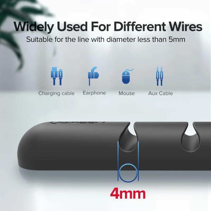 คลิปจัดระเบียบสาย USB ซิลิโคน