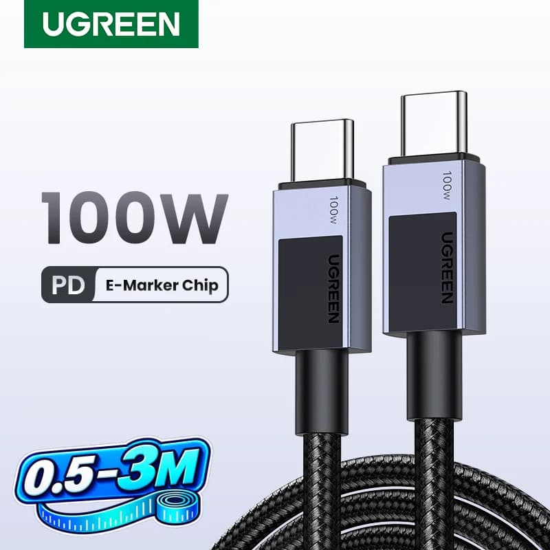 สาย USB-C to USB-C, PD 100W, 5A