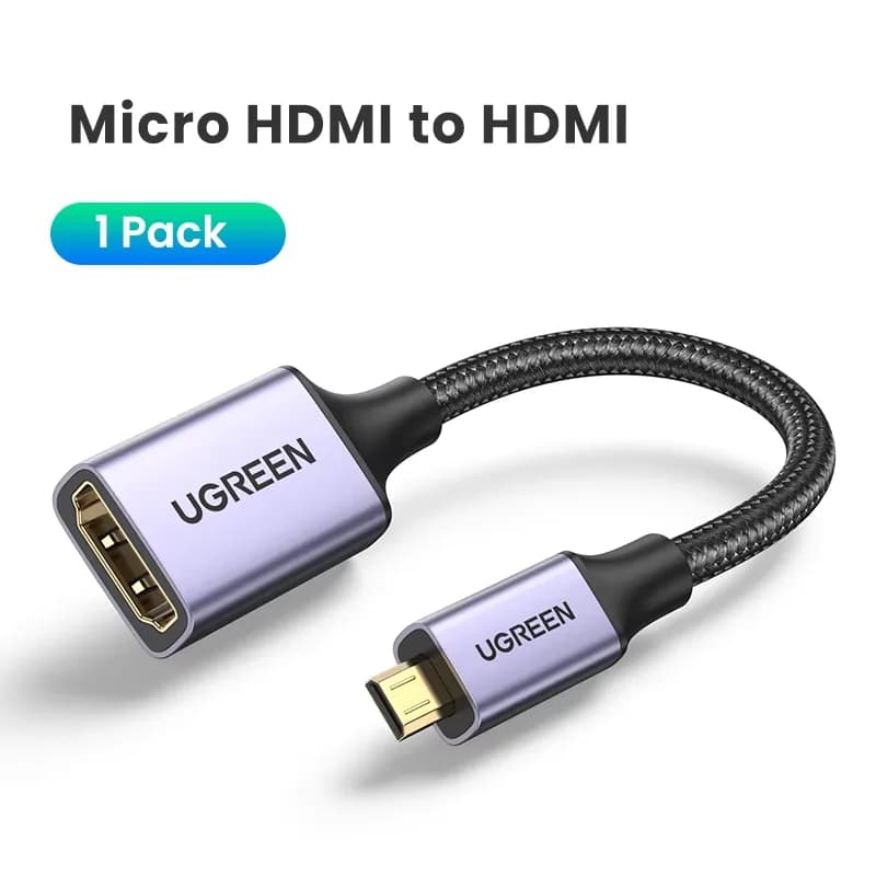 สายแปลง Micro HDMI เป็น HDMI รองรับ 4K