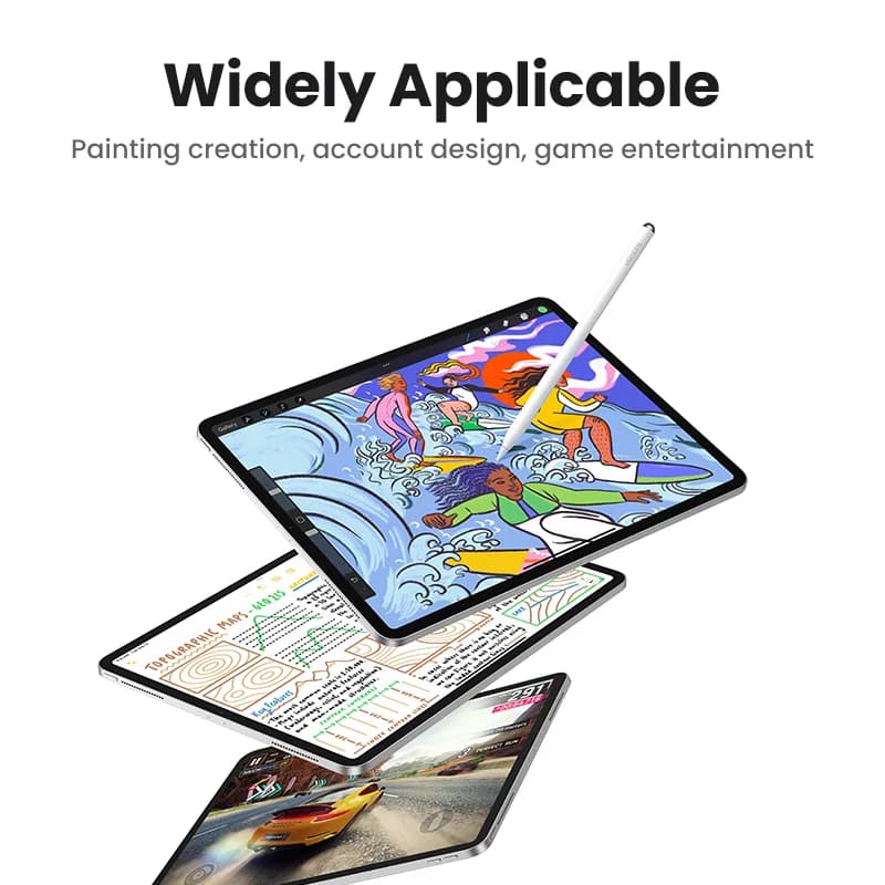 ปากกาสไตลัสไร้สายพร้อมระบบกันสัมผัสฝ่ามือ สำหรับ iPad
