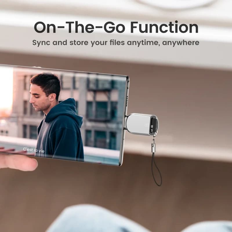 เครื่องอ่านการ์ด Micro SD เป็น USB-C, USB 3.0 OTG