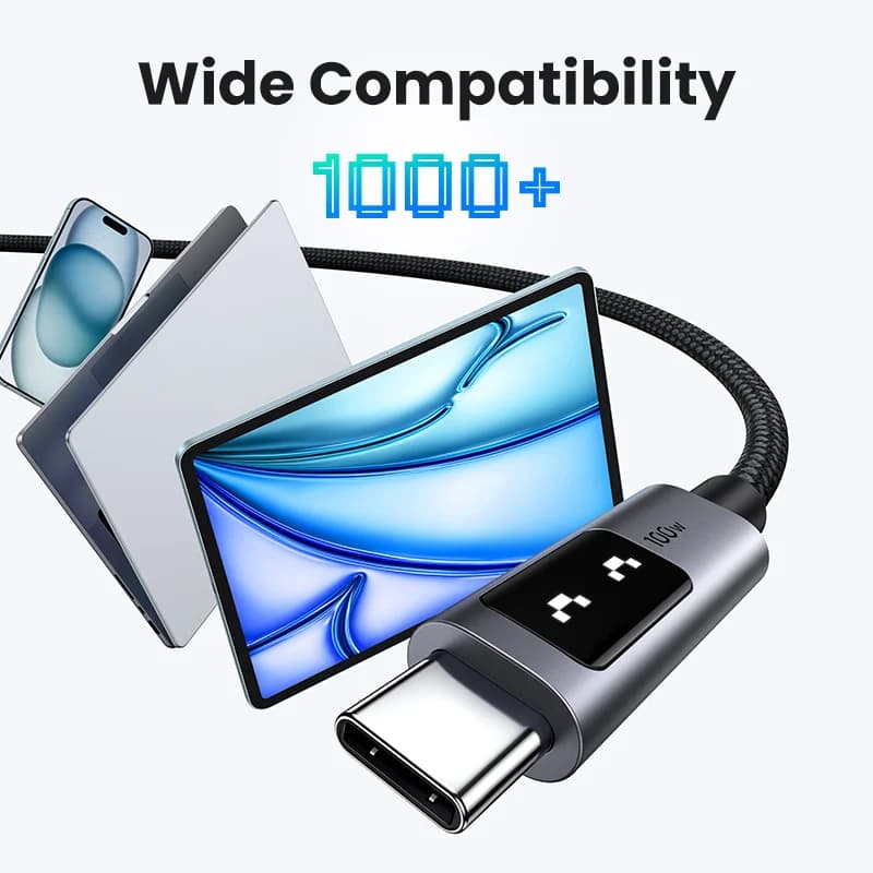 สาย USB-C to USB-C, 100W PD, ยาว 0.5-3 ม.