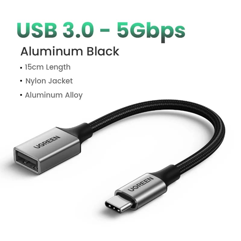 อะแดปเตอร์แปลง USB-C เป็น USB 3.0 OTG สำหรับส่งข้อมูล