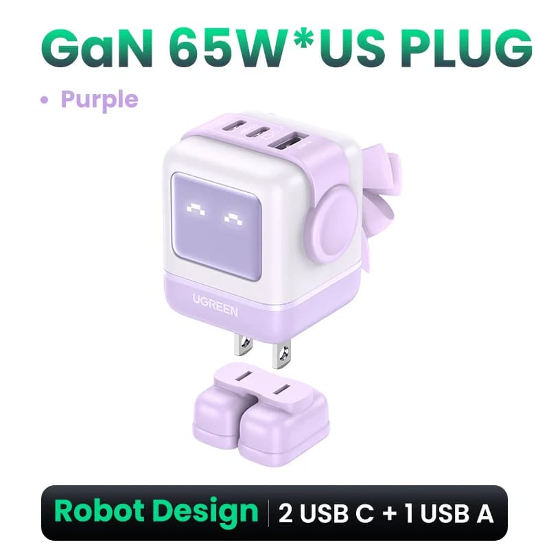 แท่นชาร์จ GaN USB-C กำลังสูง 30W/65W รองรับ PPS