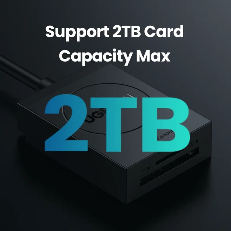 เครื่องอ่านการ์ด SD และ MicroSD แบบ 2-in-1 ผ่าน USB 3.0