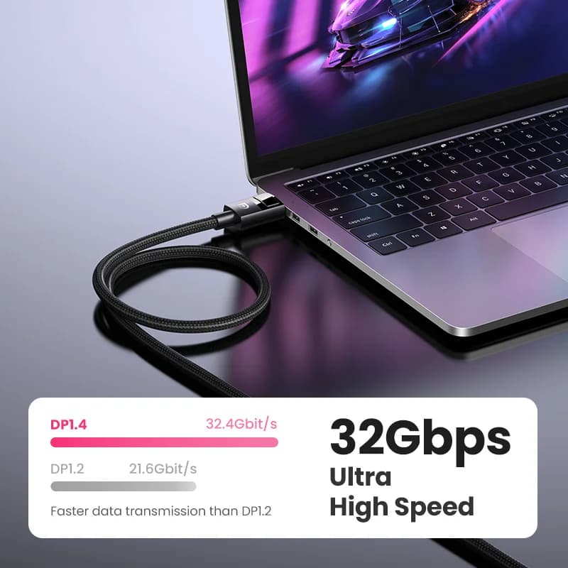 สาย DisplayPort 1.4 รองรับ 8K/60Hz, 32.4Gbps