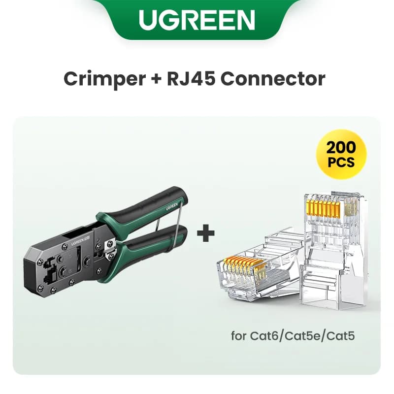 เครื่องมือบีบหัวสาย RJ45 สำหรับสายแลน CAT6/7