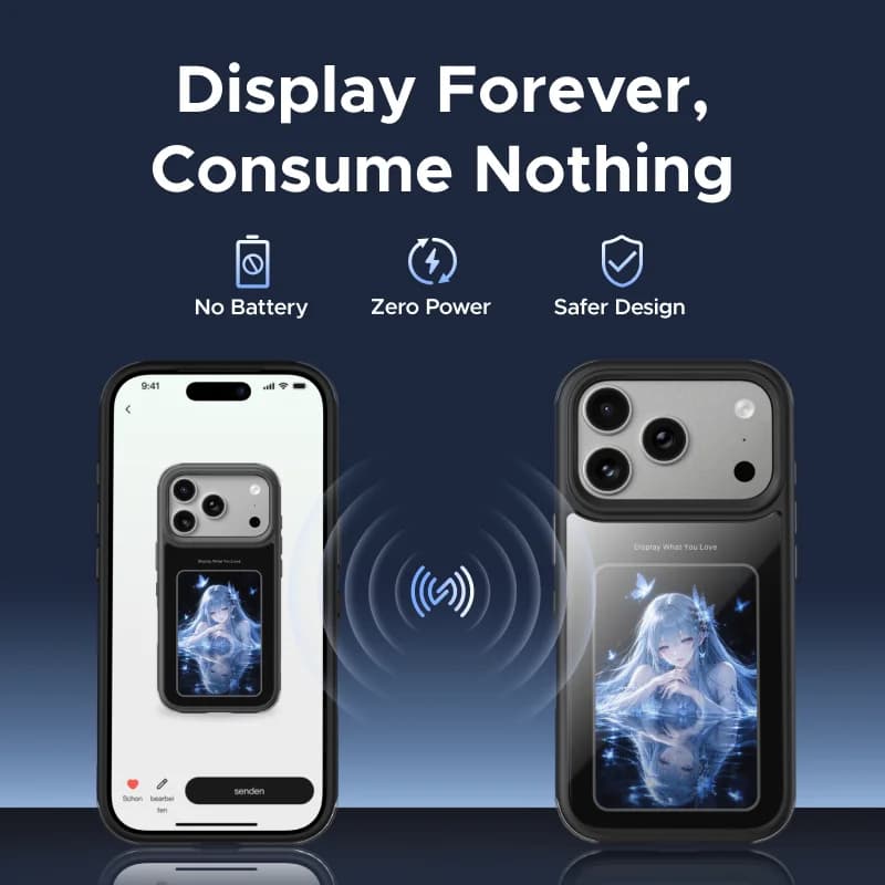 เคสแม่เหล็ก E-Ink Screen สำหรับ iPhone Pro Max
