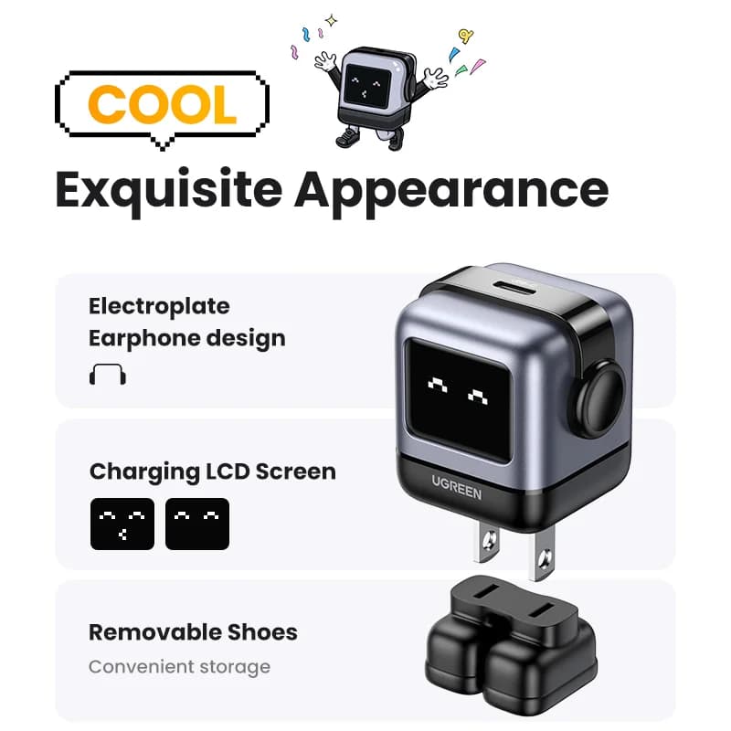 แท่นชาร์จ GaN USB-C กำลังสูง 30W/65W รองรับ PPS