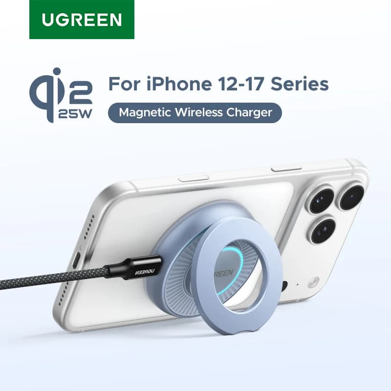 แท่นชาร์จไร้สายแม่เหล็ก Qi2 พร้อมขาตั้ง 25W