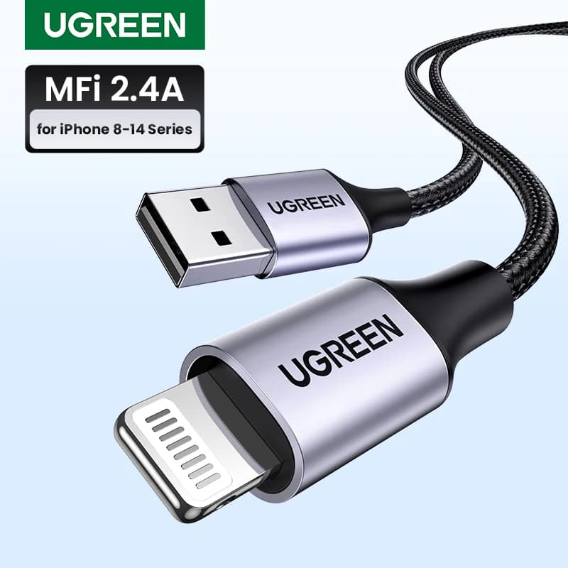 สาย Lightning to USB รับรอง MFi ชาร์จเร็ว 2.4A