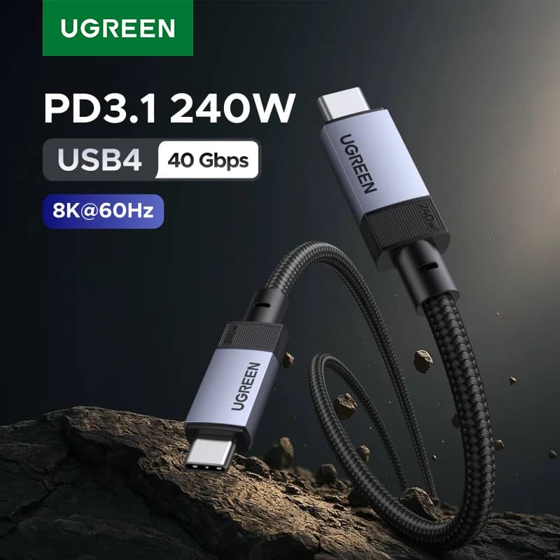 สาย USB4, รองรับ PD 240W และถ่ายโอนข้อมูล 40Gbps