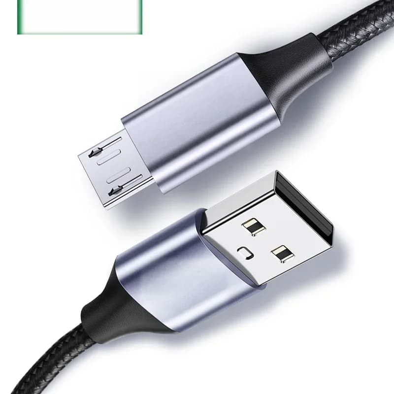 สายชาร์จ Micro USB แบบถักไนลอน ชาร์จเร็ว