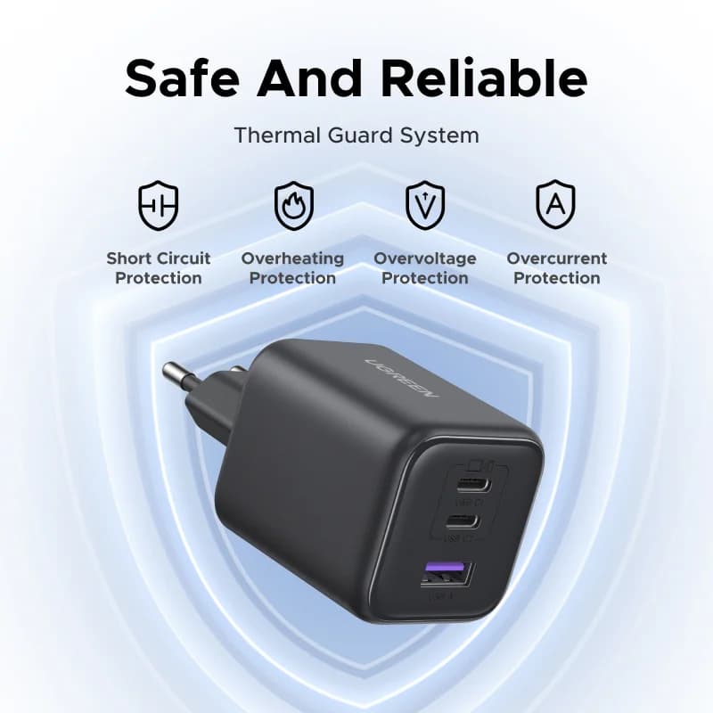 อะแดปเตอร์ GaN USB-C PD 45W รองรับ PPS