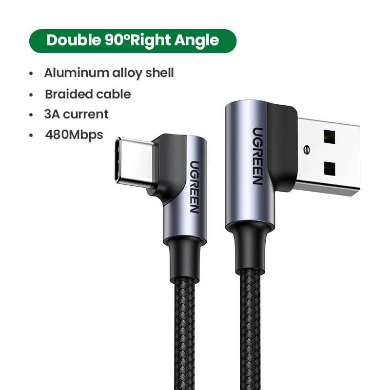 สาย USB-C to USB-C, 3A, ยาว 0.25-3 ม.