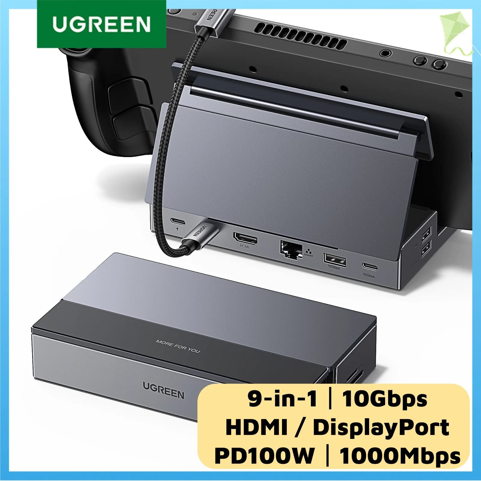 Docking Station เกมมิ่ง USB-C พร้อม HDMI 4K และ RJ45