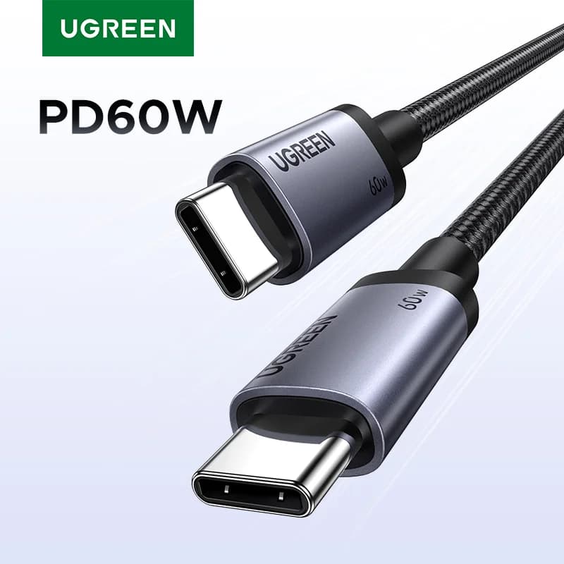 สาย USB-C to USB-C, ชาร์จเร็ว PD 60W