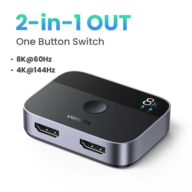 ตัวแยกและสวิตช์ HDMI 2.1 รองรับ 8K 60Hz