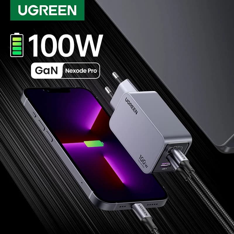 ชาร์จเร็ว GaN USB-C 100W ปลั๊กเกาหลี