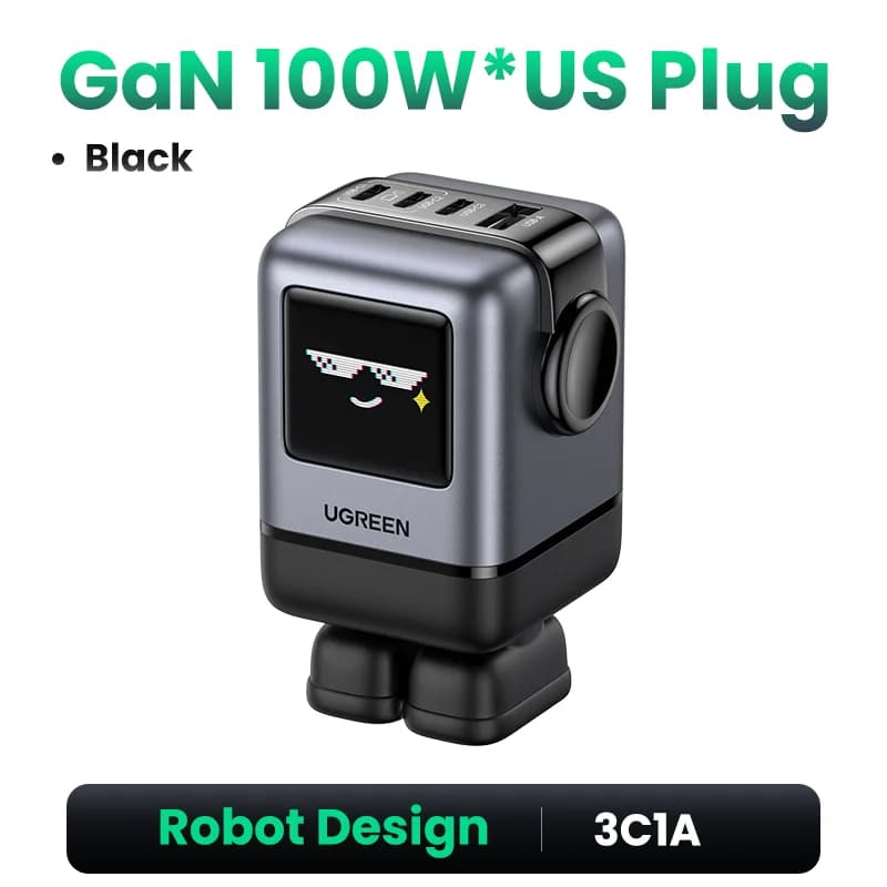 หัวชาร์จเร็ว USB-C GaN 100W รองรับ PPS