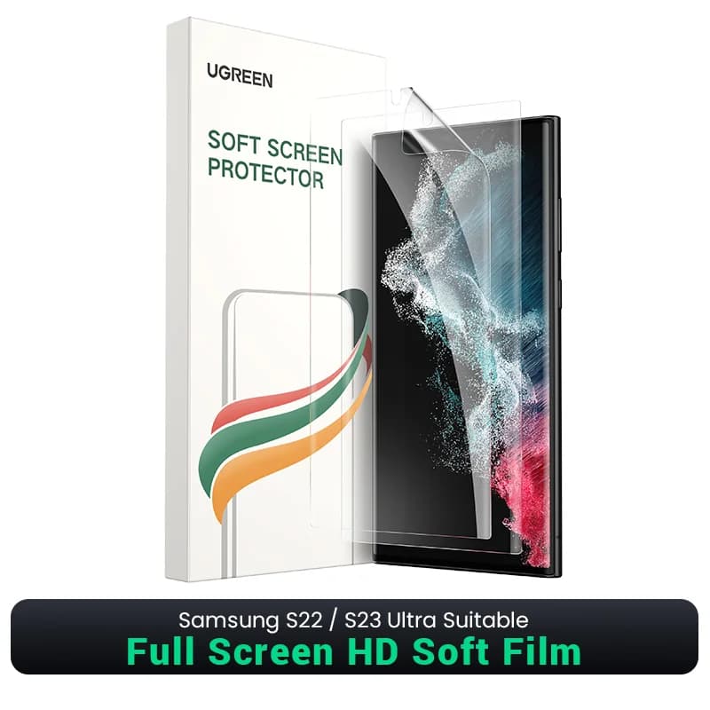 ฟิล์มกันรอยไฮโดรเจล 2 ชิ้น สำหรับ Galaxy S23/S22