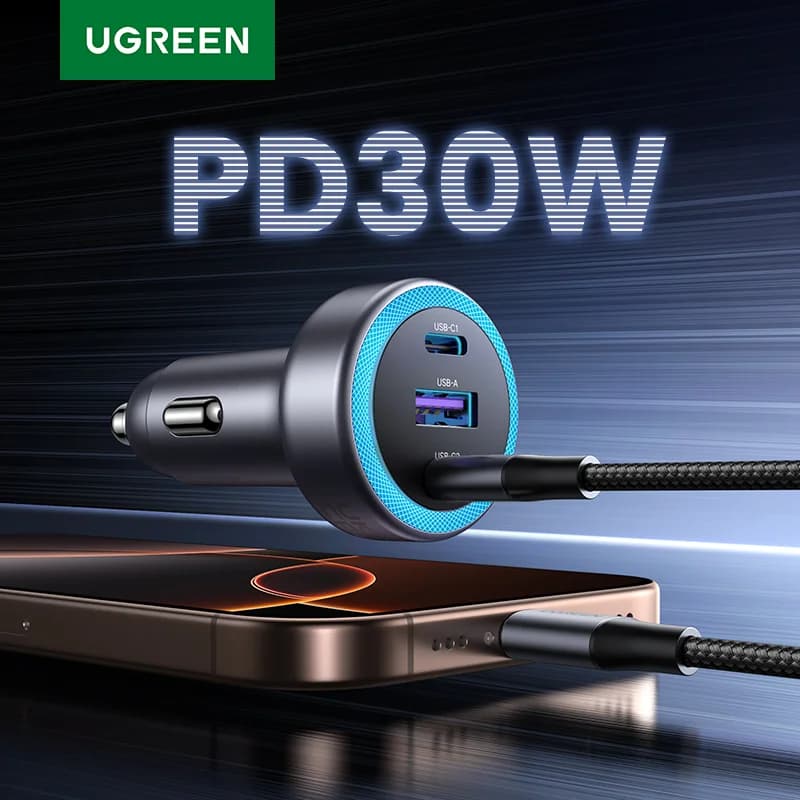 หัวชาร์จในรถยนต์ Fast Charger USB-C 30W