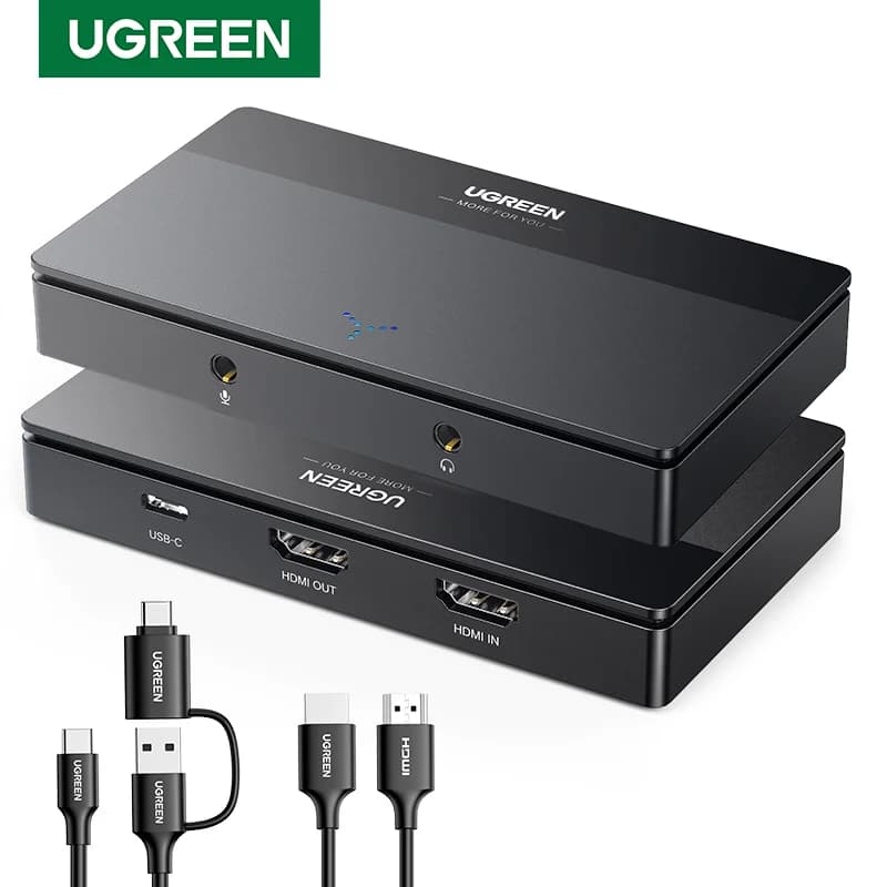 การ์ดจับภาพวิดีโอ USB to HDMI รองรับ 4K 60Hz