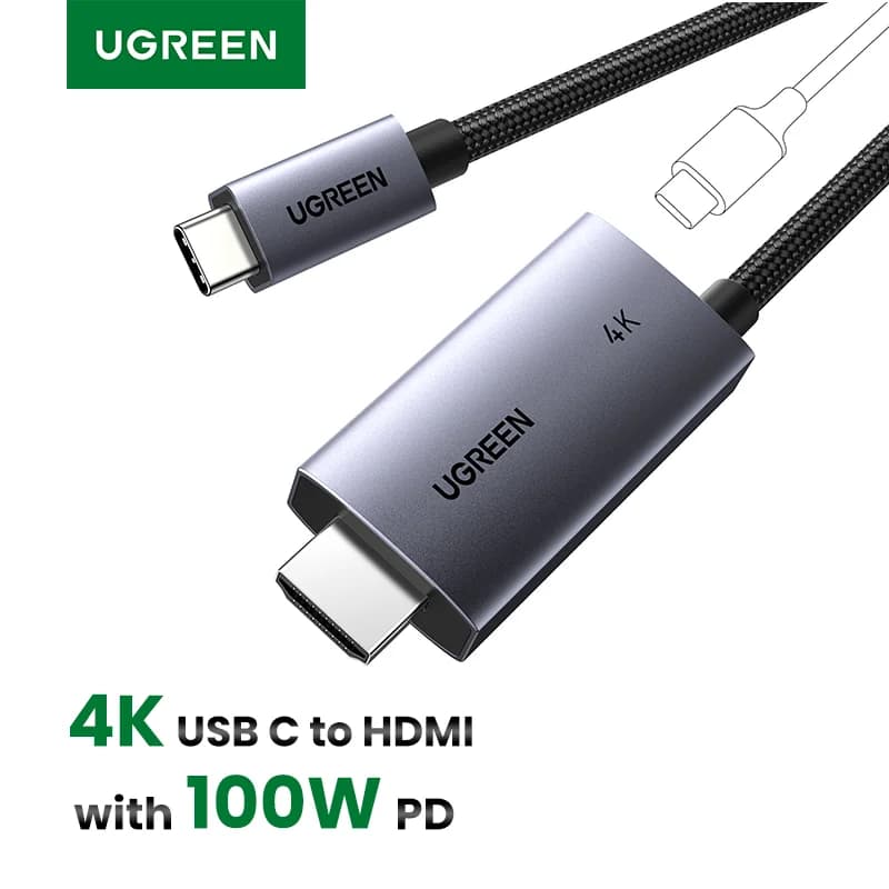 สาย USB-C to HDMI, 4K@60Hz, PD 100W, 2m