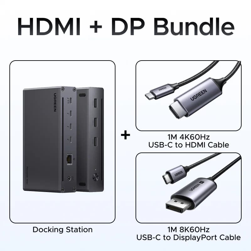 Docking Station Thunderbolt 4 แบบ 8-in-1 พร้อมเอาต์พุต 8K