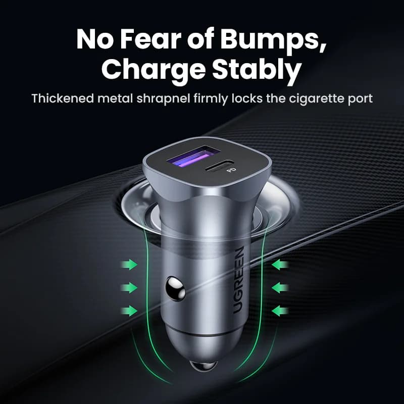 ที่ชาร์จรถยนต์ USB-C รองรับ Quick Charge 4.0 และ PD