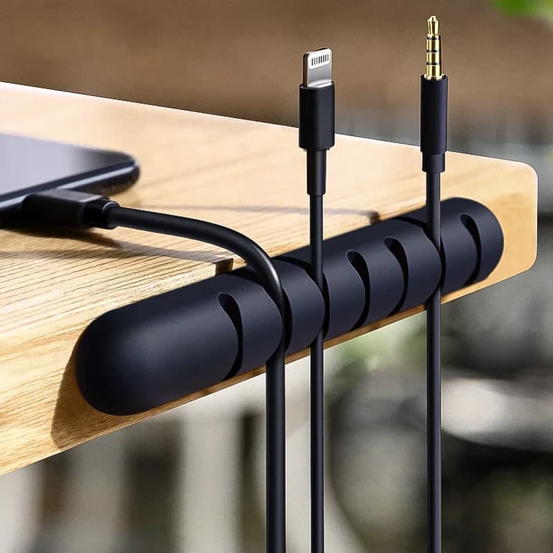 คลิปจัดระเบียบสาย USB ซิลิโคน