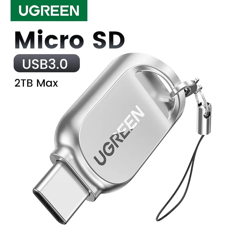เครื่องอ่านการ์ด Micro SD เป็น USB-C, USB 3.0 OTG