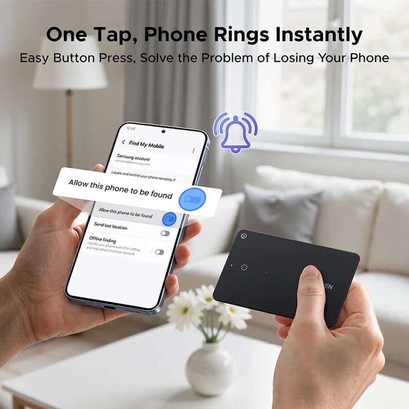 แท็กติดตาม GPS Bluetooth สำหรับกุญแจและกระเป๋าสตางค์