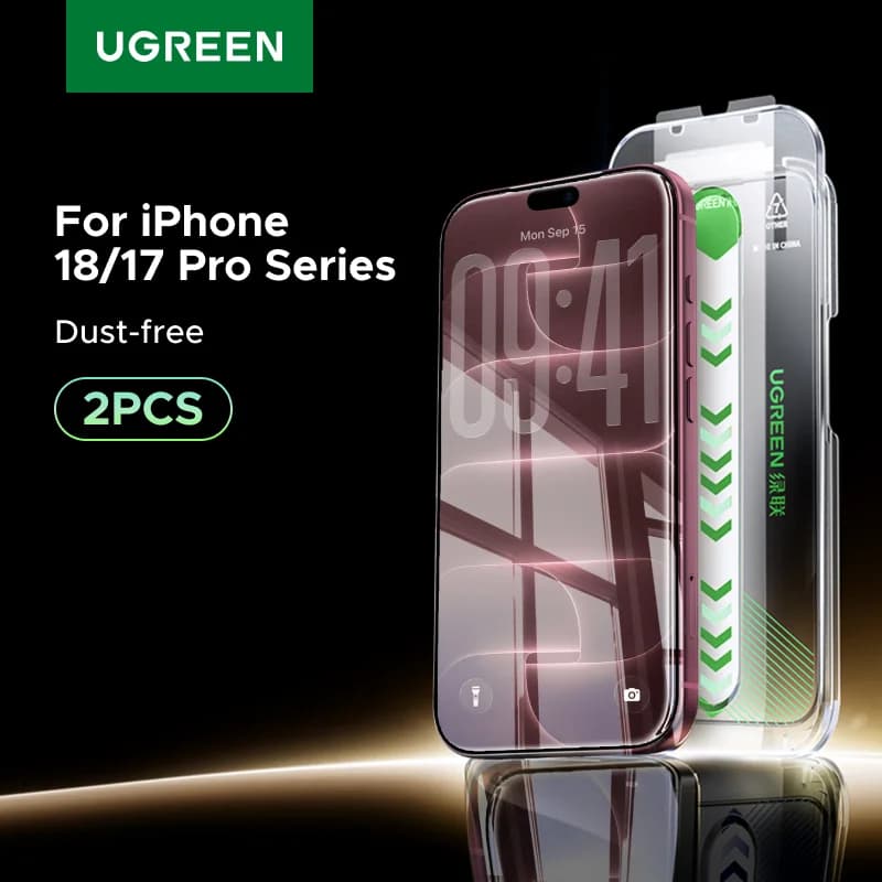 กระจกกันรอย iPhone แบบนิรภัย 2 ชิ้น